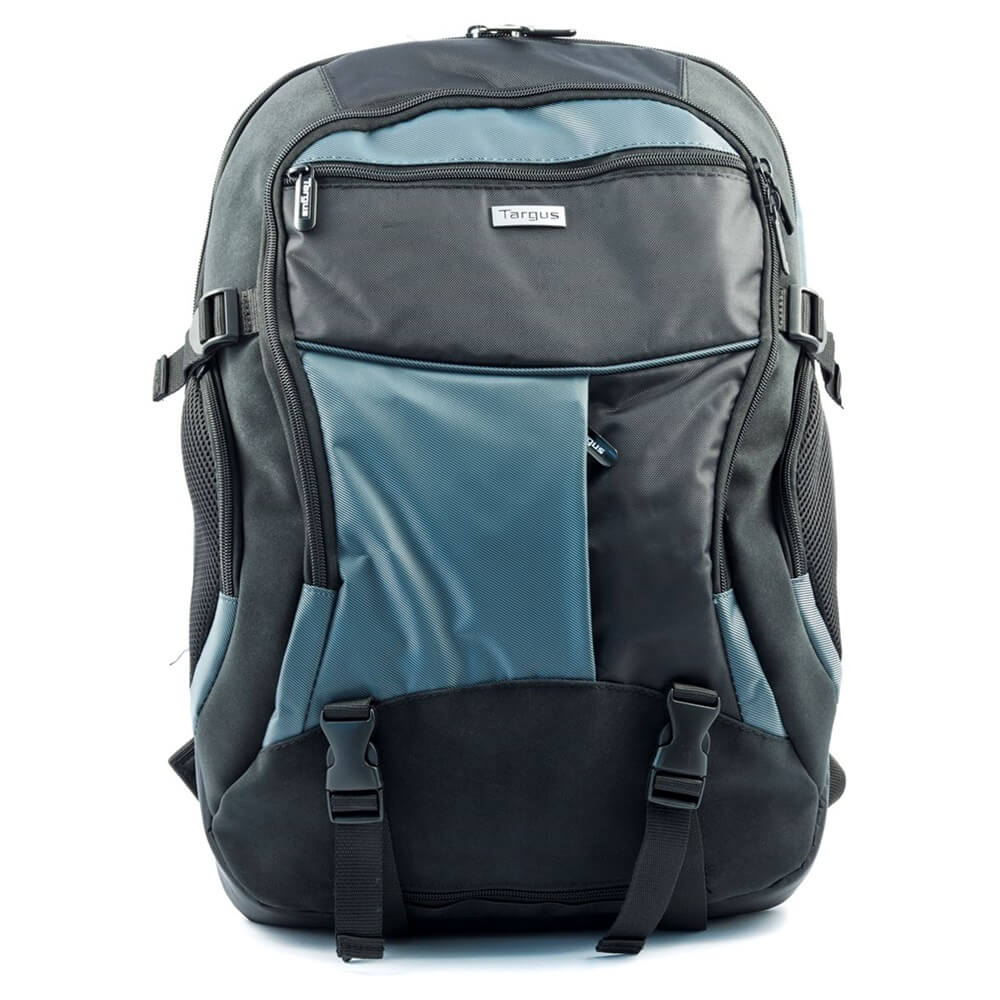Targus Atmosphere 17-18″ XL Laptop Backpack – Black/Blue (TCB001EU) image 1