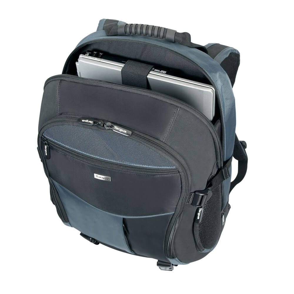 Targus Atmosphere 17-18″ XL Laptop Backpack – Black/Blue (TCB001EU) image 5