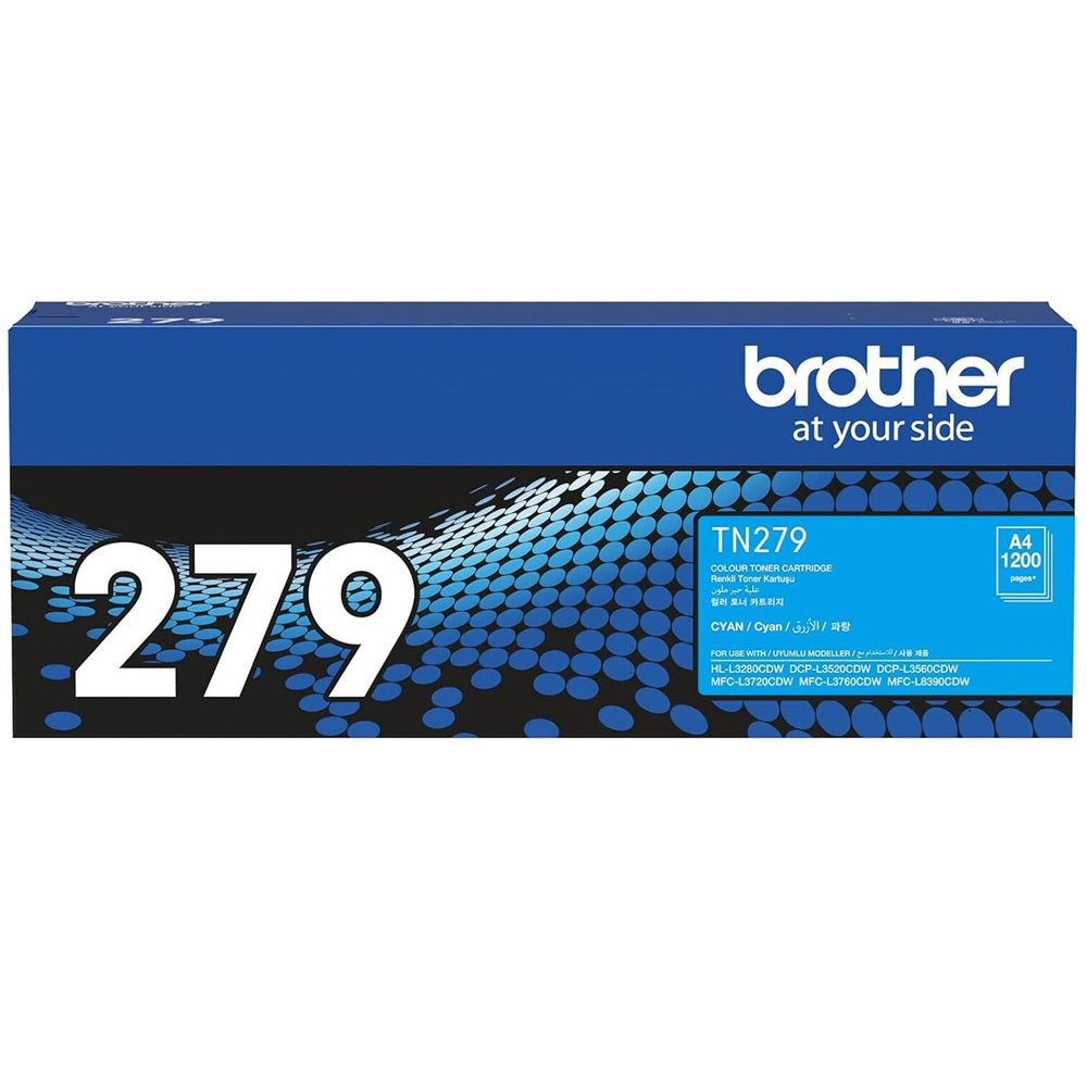 Brother TN-279C Cyan Laser Toner Cartridge image 1