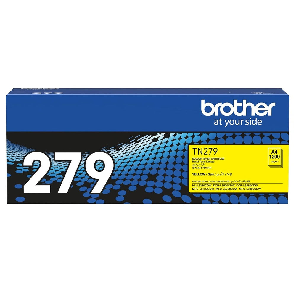 Brother TN-279Y Yellow Laser Toner Cartridge image 1