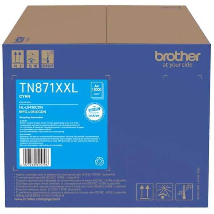 Brother TN-871XXLC Cyan Toner Cartridge image 1
