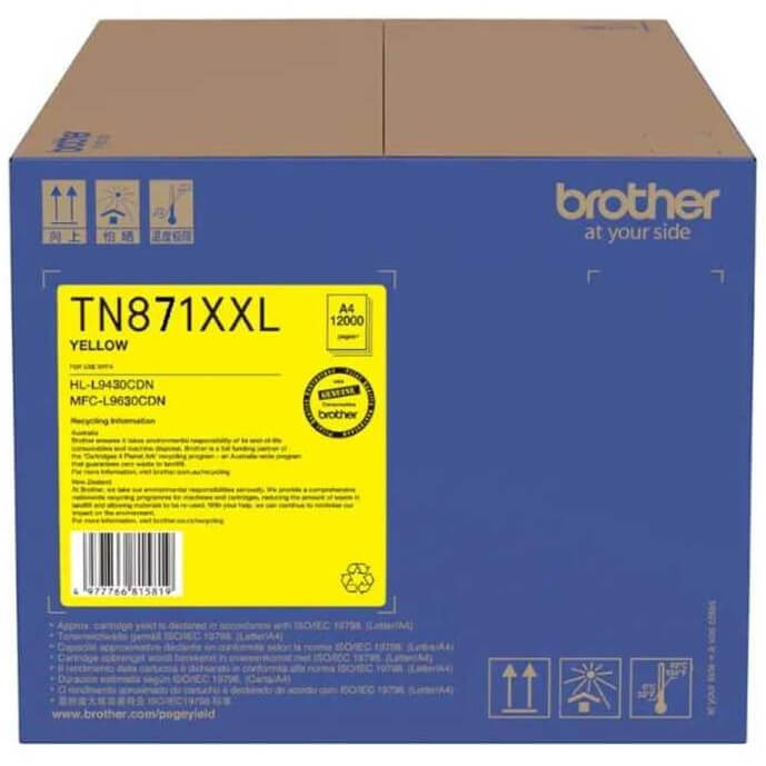 Brother TN-871XXLY Yellow Toner Cartridge image 1