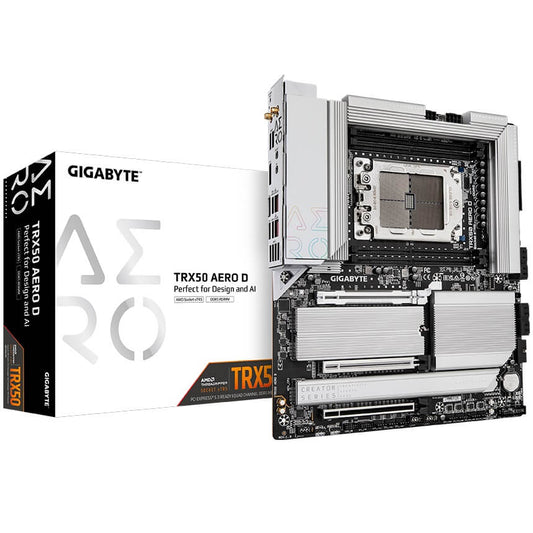 Gigabyte TRX50 AERO D DDR5 sTR5 Motherboard (GA-TRX50-AERO-D) image 1