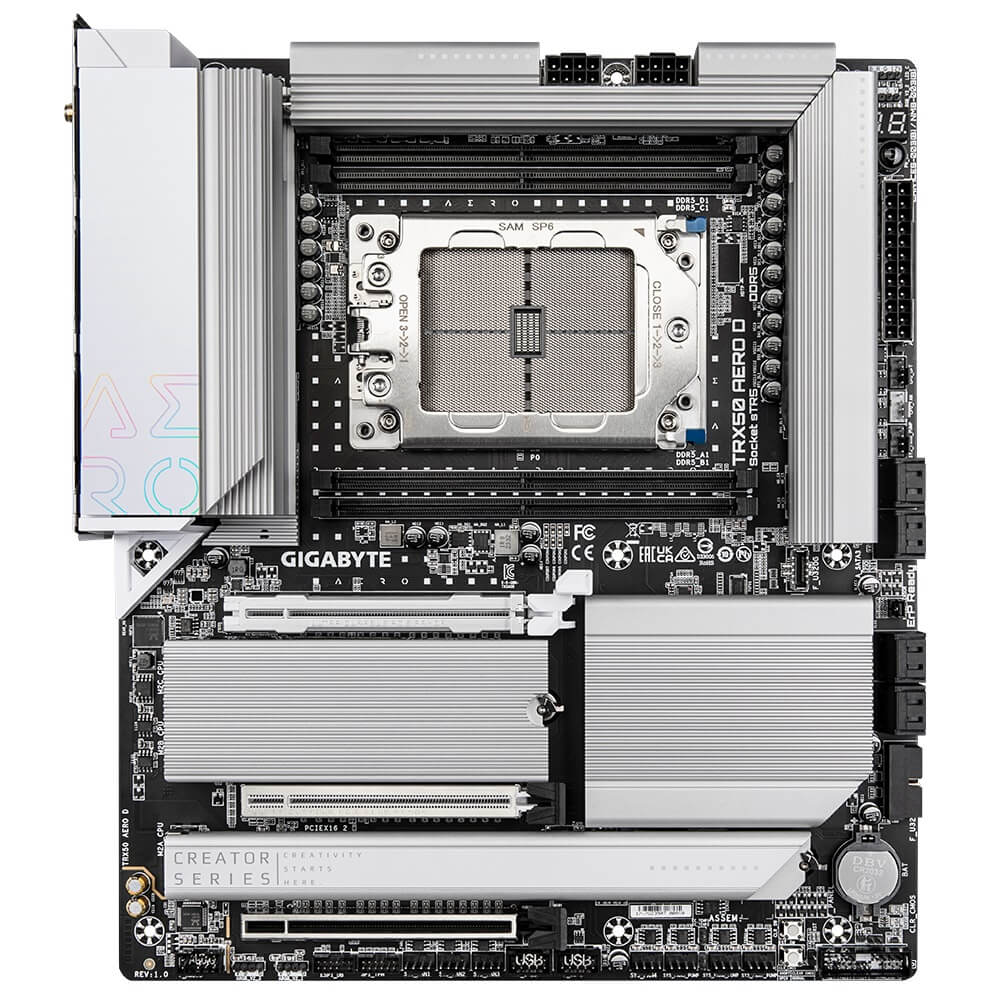 Gigabyte TRX50 AERO D DDR5 sTR5 Motherboard (GA-TRX50-AERO-D) image 2