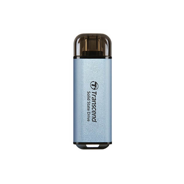 Transcend ESD300 512GB USB Type-C Portable Soid State Drive – Sky Blue (TS512GESD300C)