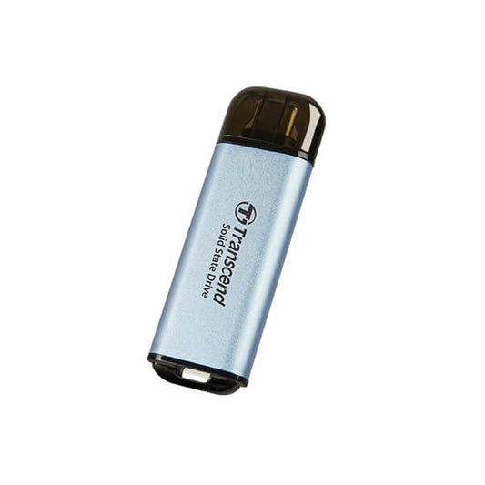 Transcend ESD300 512GB USB Type-C Portable Soid State Drive – Sky Blue (TS512GESD300C) image 2