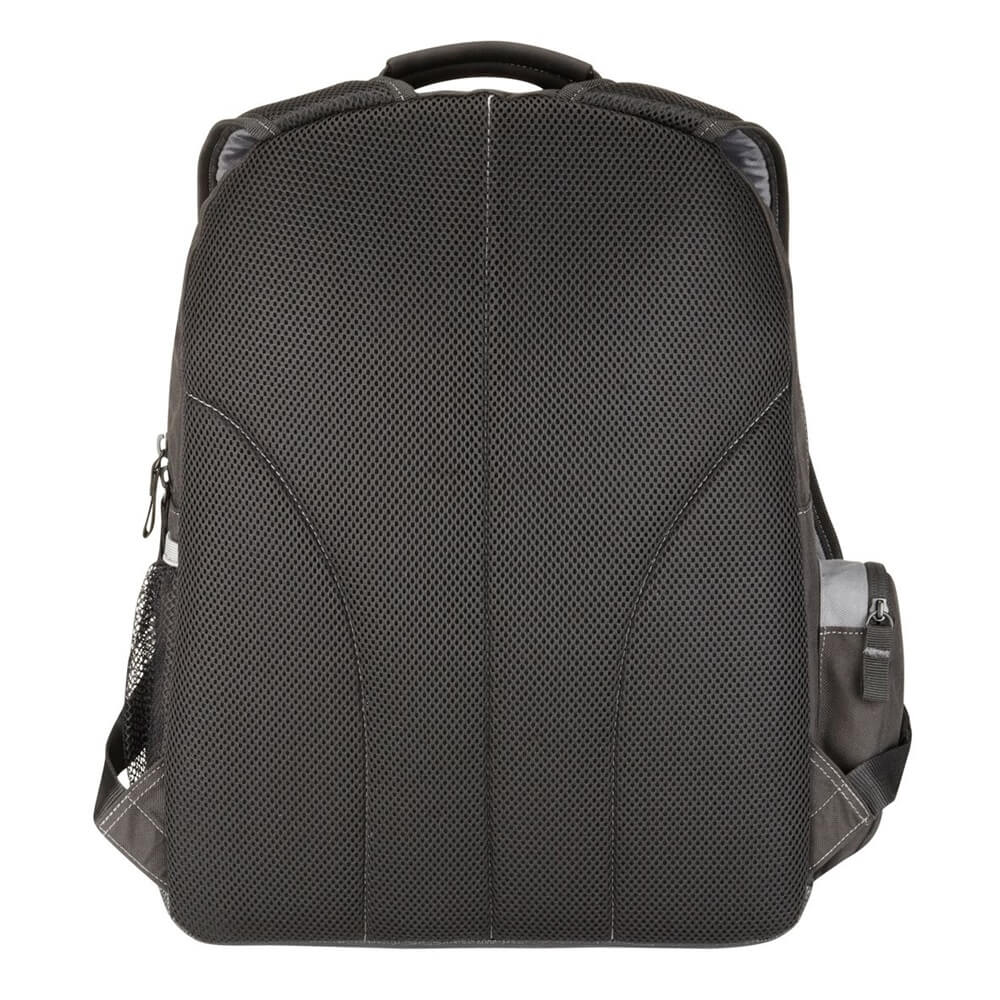 Targus Essential 15.4-16″ Laptop Backpack – Black/Grey (TSB023EU) — detail view