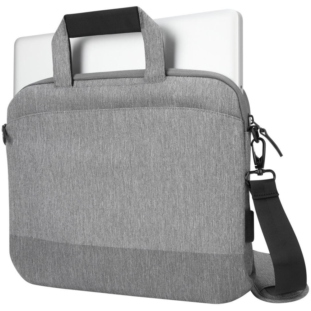 Targus CityLite 15.6″ Laptop Shoulder Bag – Grey (TSS960GL) image 3