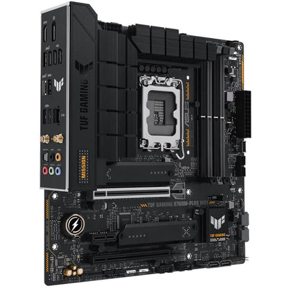 ASUS TUF GAMING B760M-PLUS WIFI LGA1700 mATX Motherboard (90MB1ET0-M0EAY0) — front view