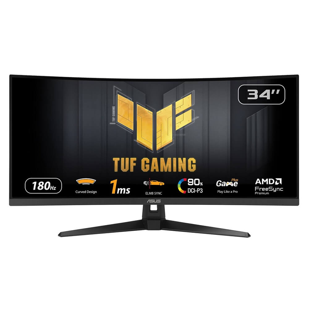ASUS TUF Gaming VG34VQ3B 34″ WQHD 180Hz Curved Monitor (VG34VQ3B) image 1
