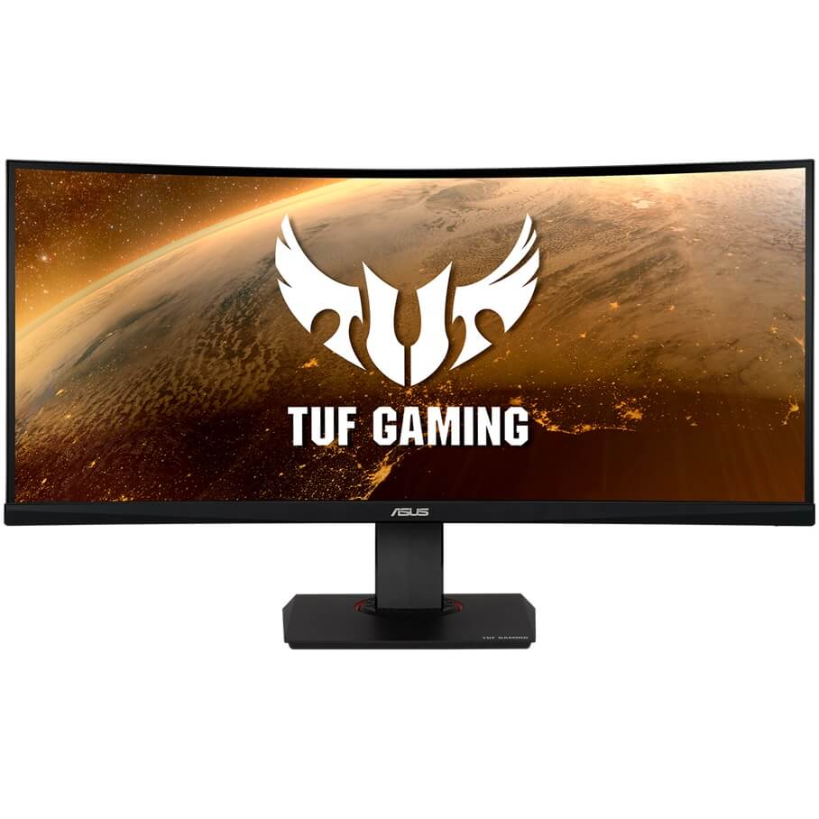ASUS TUF Gaming VG35VQ 35″ WQHD HDR10 Curved LED Monitor (90LM0520-B01170) image 1
