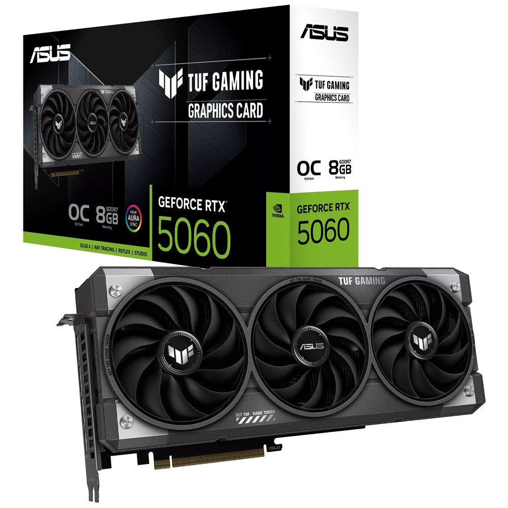 ASUS TUF Gaming GeForce RTX 5060 8GB GDDR7 OC Edition Graphics Card (TUF-RTX5060-O8G) image 1