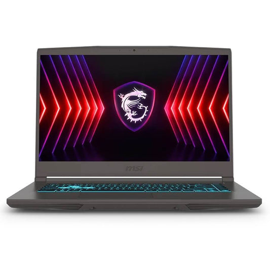 MSI Thin 15 B12UCX Gaming Notebook PC – Core i5-12450H / 15.6″ FHD / 8GB RAM / 512GB SSD / NVIDIA RTX 2050 4GB / Win 11 Home / Cosmos Grey (B12UCX-1407ZA) image 1