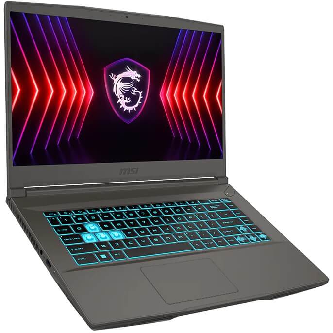 MSI Thin 15 B12UCX Gaming Notebook PC – Core i5-12450H / 15.6″ FHD / 8GB RAM / 512GB SSD / NVIDIA RTX 2050 4GB / Win 11 Home / Cosmos Grey (B12UCX-1407ZA) image 2