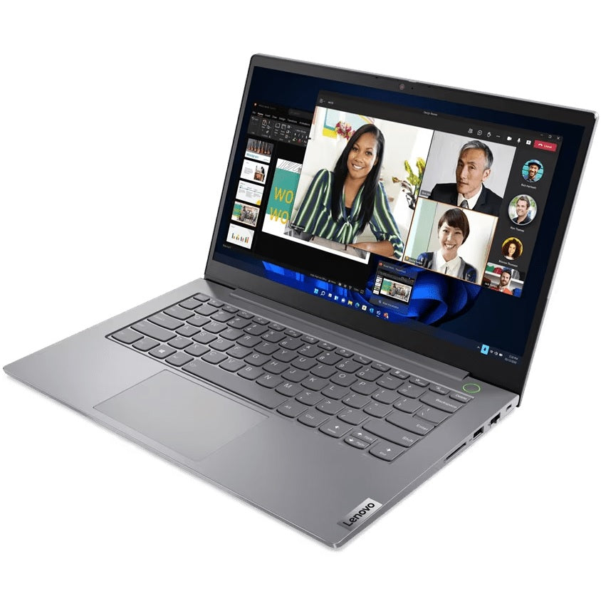 Lenovo ThinkBook 14 G4 IAP Notebook PC – Core i5-1235U / 14″ FHD / 8GB RAM / 512GB SSD / Win 11 Pro (21DH008FSA) — side view