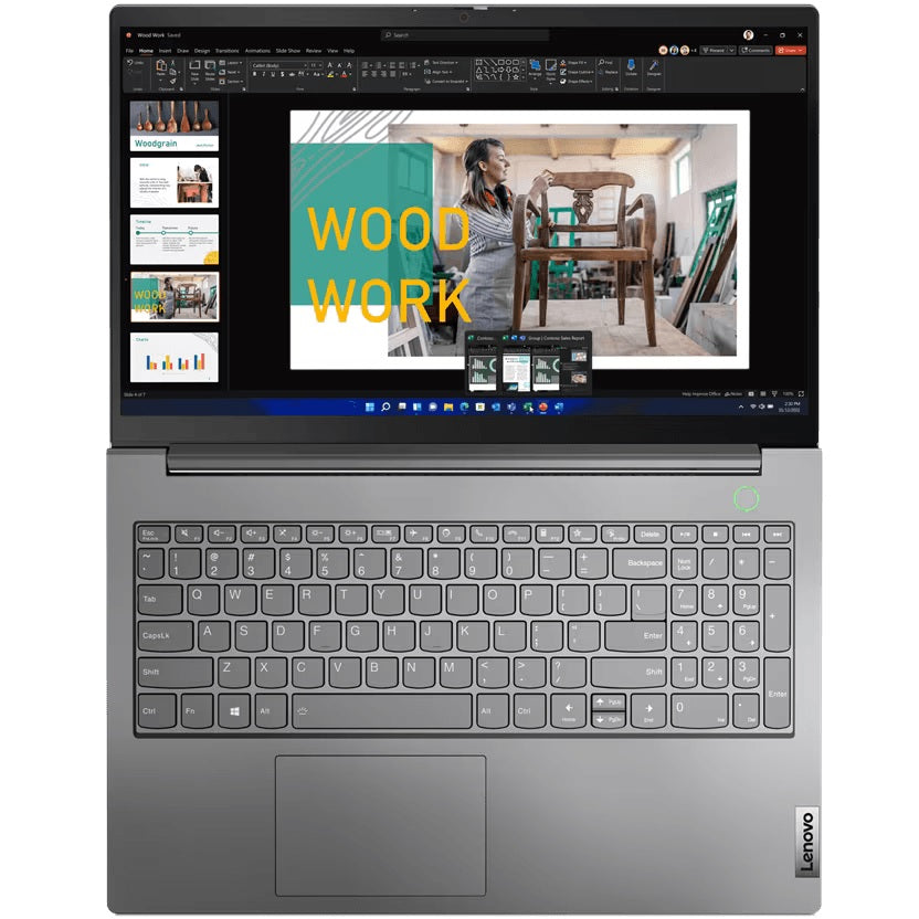Lenovo ThinkBook 15 G4 IAP Notebook PC – Core i5-1235U / 15.6″ FHD / 8GB RAM / 512GB SSD / Win 11 Pro (21DJ00B4SA) — side vie