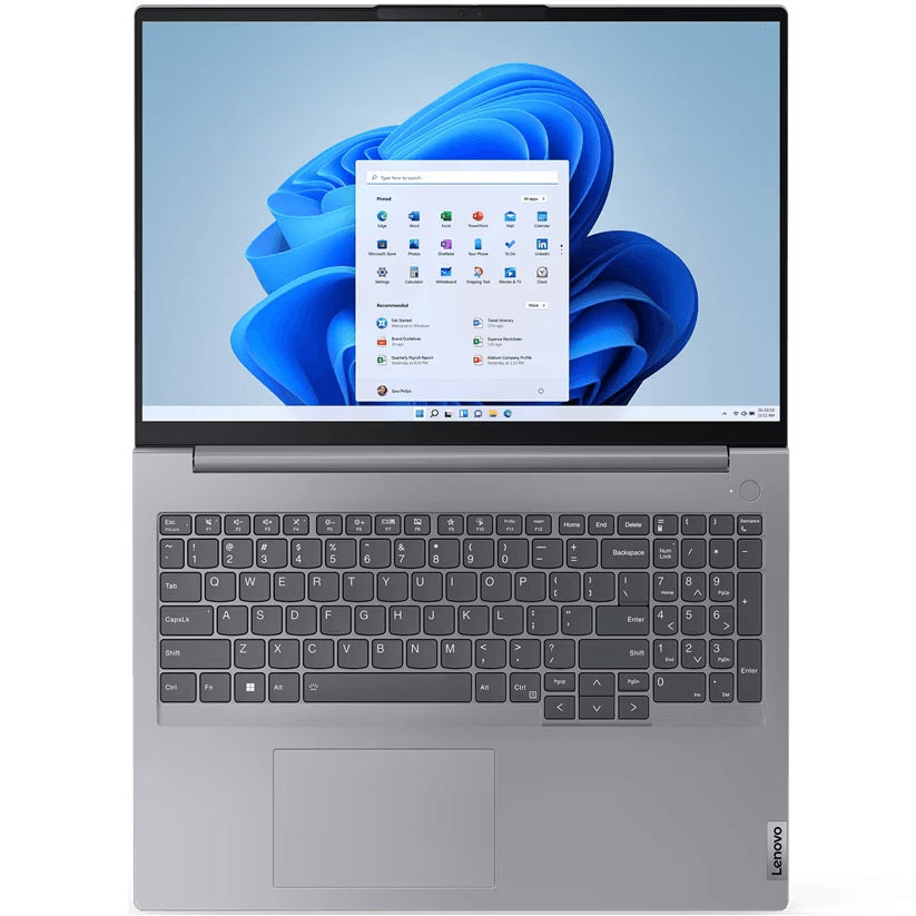 Lenovo ThinkBook 16 G6 IRL Notebook PC – Core i7-13700H / 16.0″ WUXGA / 16GB RAM / 512GB SSD / Win 11 Pro (21KH0059SA) — rear