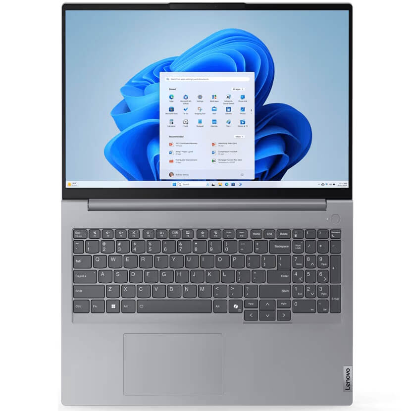 Lenovo ThinkBook 16 G7 ARP Notebook PC – Ryzen 5 7535HS / 16″ WUXGA / 16GB RAM / 512GB SSD / Win 11 Pro (21MW007PSA) — rear v