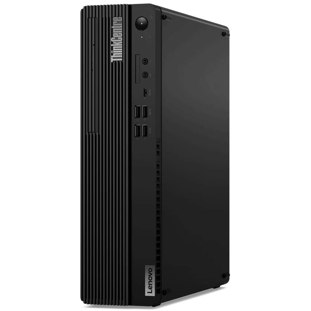 Lenovo ThinkCentre M70s Gen 5 Desktop PC – Core i7 14700 / 8GB RAM / 512GB SSD / Win 11 Pro (12U8005CSA) — side view