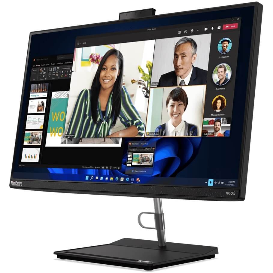 Lenovo ThinkCentre Neo 30a 22 All-in-One Desktop PC – Core i3-1215U / 21.5″ FHD / 4GB RAM / 256GB SSD / Win 11 Pro (12B3002ASA) image 3