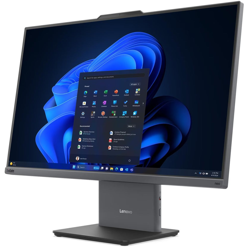 Lenovo ThinkCentre neo 50a 24 Gen 6 All-in-One Desktop PC – Core Ultra 7 256V / 23.8″ FHD / 16GB RAM / 512GB SSD / Win 11 Pro (13QH000SSA) image 3