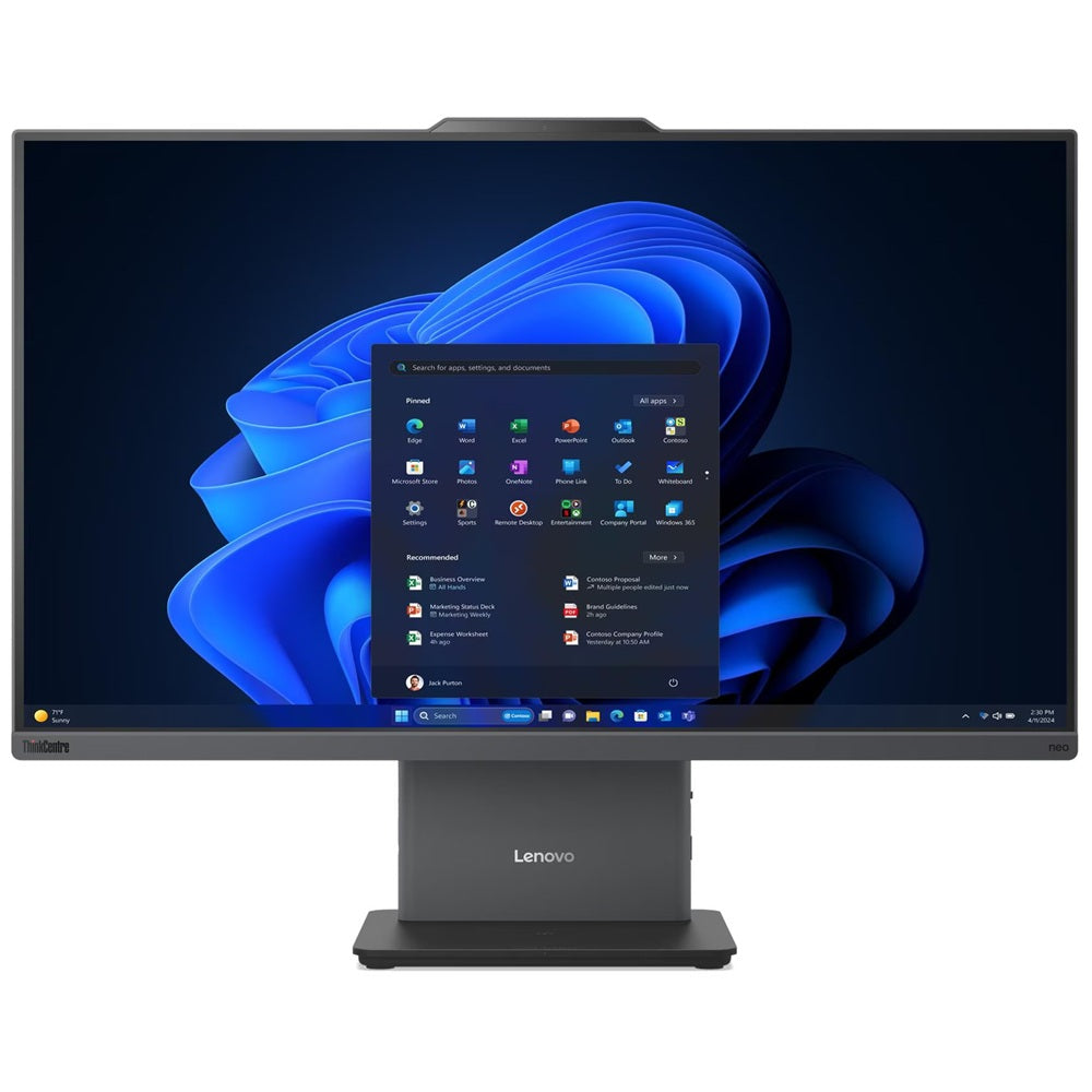 Lenovo ThinkCentre neo 50a 27 Gen 6 All-in-One Desktop PC – Core Ultra 7 256V / 27″ FHD / 16GB RAM / 512GB SSD / Win 11 Pro (13QF001GSA) image 1