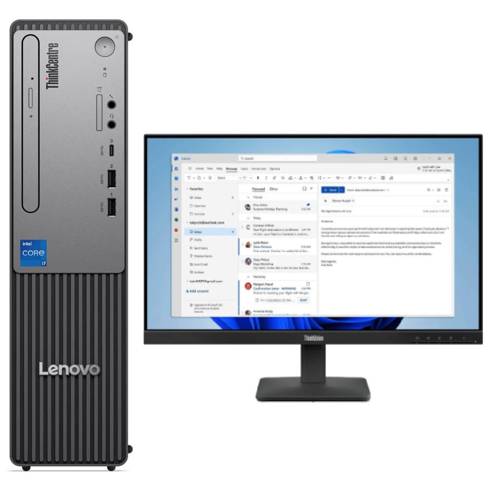 Lenovo ThinkCentre neo 50s Gen 6 Desktop PC (13DM0038SA) + Lenovo ThinkVision S24-4e 23.8-inch Full HD IPS Monitor (64B5KAT1SA) image 1