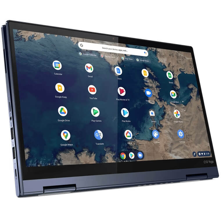 Lenovo ThinkPad C13 Yoga Gen 1 Chromebook Notebook PC – AMD Ryzen 3-3250C / 13.3″ FHD Touch / 4GB RAM / 128GB SSD / Chrome OS