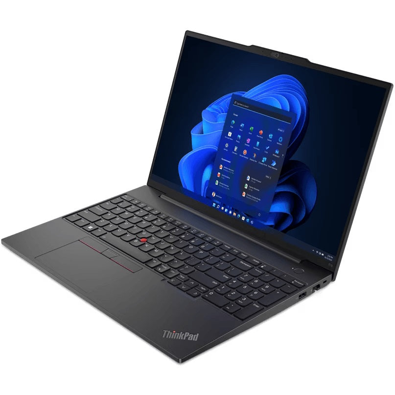 Lenovo ThinkPad E16 Gen 1 Notebook PC – Ryzen 5-7530U / 16.0″ WUXGA / 8GB RAM / 512GB SSD / Win 11 Pro / Graphite Black (21JT