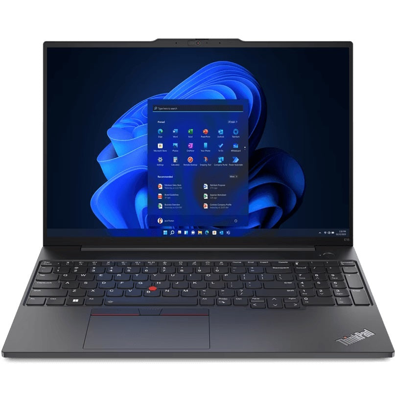 Lenovo ThinkPad E16 Gen 1 Notebook PC – Core i7-1355U / 16.0″ WUXGA / 16GB RAM / 512GB SSD / NVIDIA MX550 2GB / Win 11 Pro / 