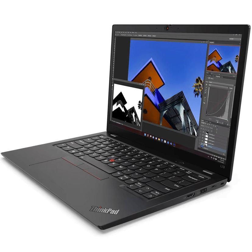 Lenovo ThinkPad L13 Gen 3 Notebook PC – Core i5-1235U / 13.3″ WUXGA / 8GB RAM / 256GB SSD / LTE / Win 11 Pro / Thunder Black 