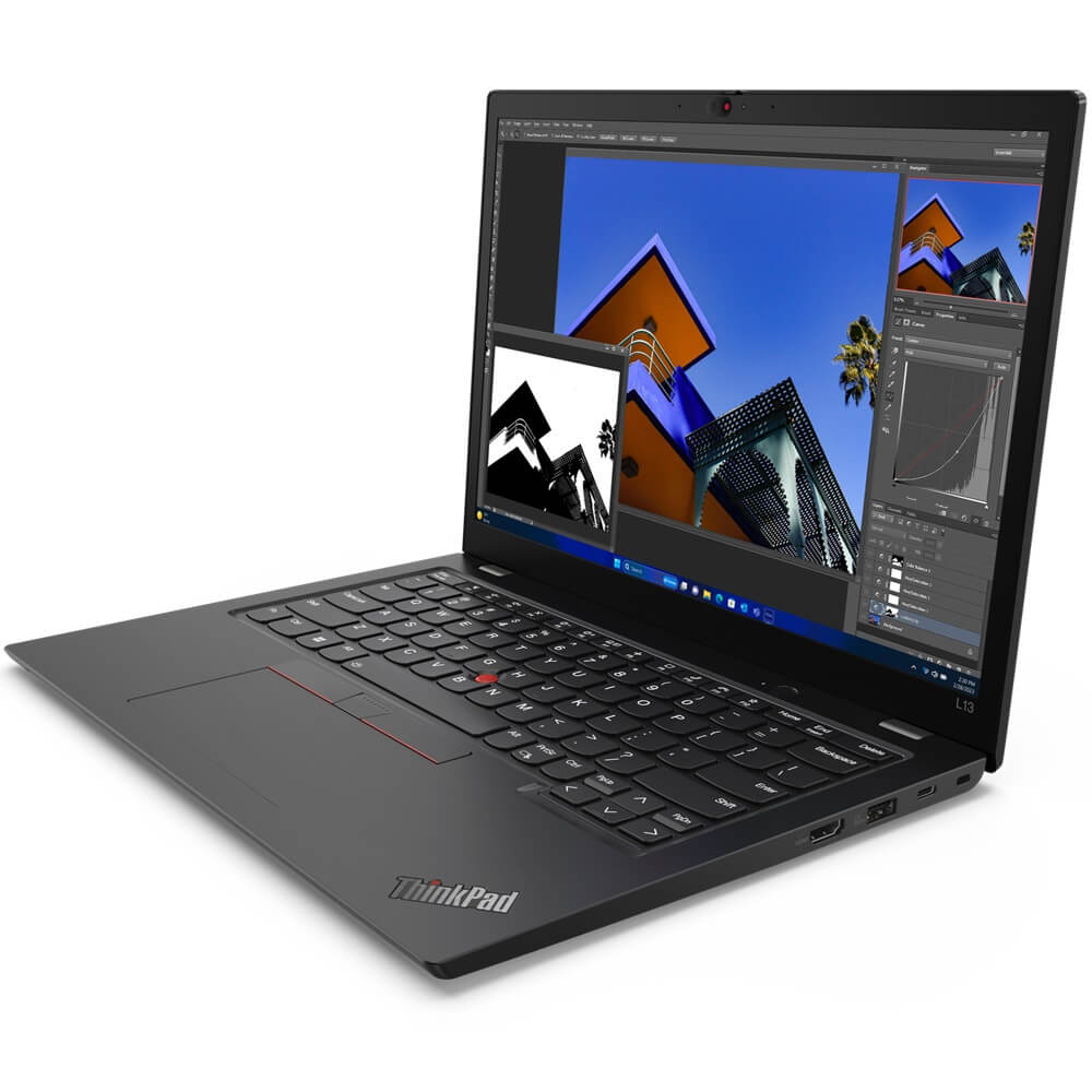 Lenovo ThinkPad L13 Gen 5 Notebook PC – Core Ultra 7 155U / 13.3″ WUXGA / 16GB RAM / 512GB SSD / LTE / Win 11 Pro / Black (21
