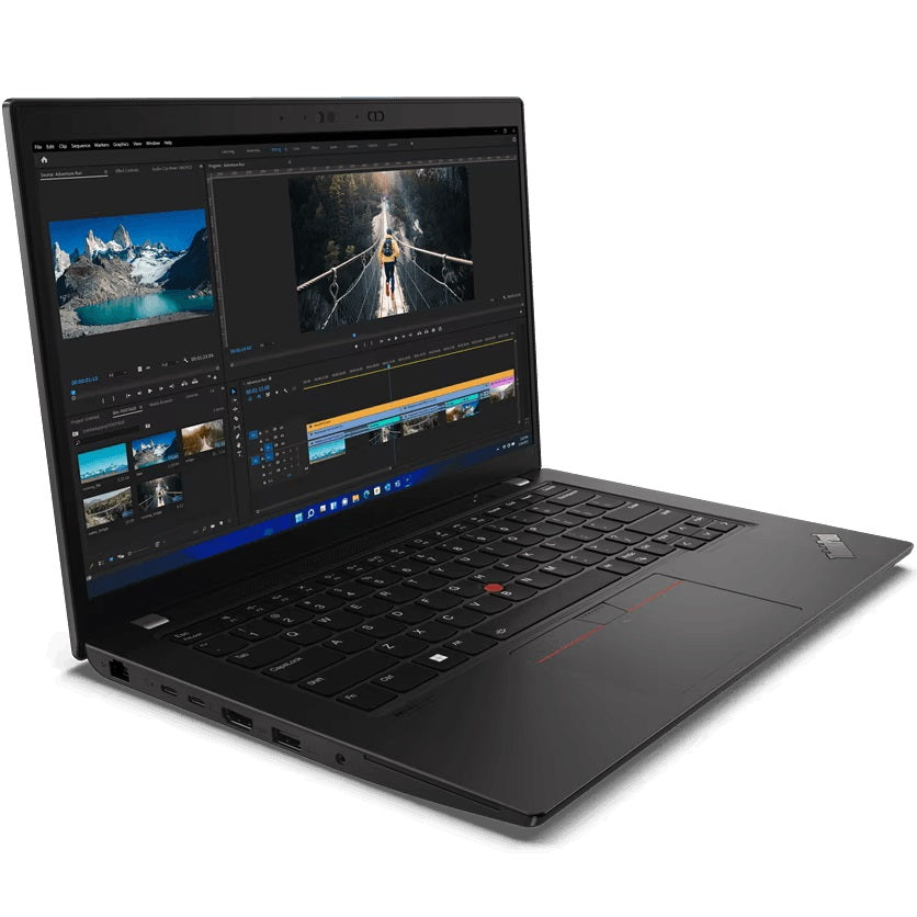 Lenovo ThinkPad L14 Gen 3 Notebook PC – Core i7-1255U / 14.0″ FHD / 8GB RAM / 512GB SSD / LTE / Win 11 Pro / Black (21C1000QZ