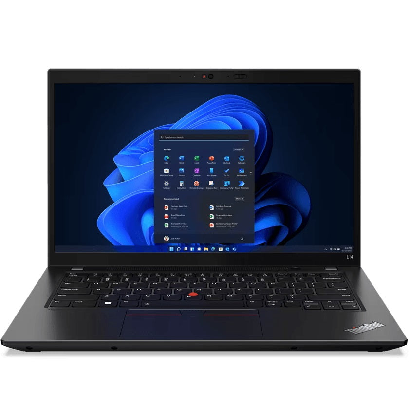 Lenovo ThinkPad L14 Gen 3 Notebook PC – Core i7-1255U / 14.0″ FHD / 8GB RAM / 512GB SSD / LTE / Win 11 Pro / Black (21C1000QZ