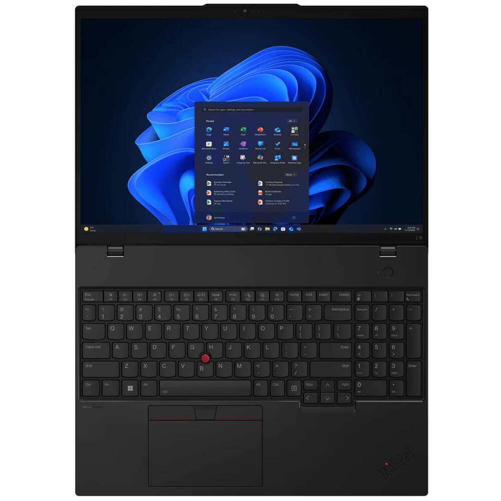 Lenovo ThinkPad L16 Gen 2 Notebook PC – Core Ultra 7 255U / 16″ WUXGA / 32GB RAM / 1TB SSD / 4G LTE / Win 11 Pro (21SA0055ZA)