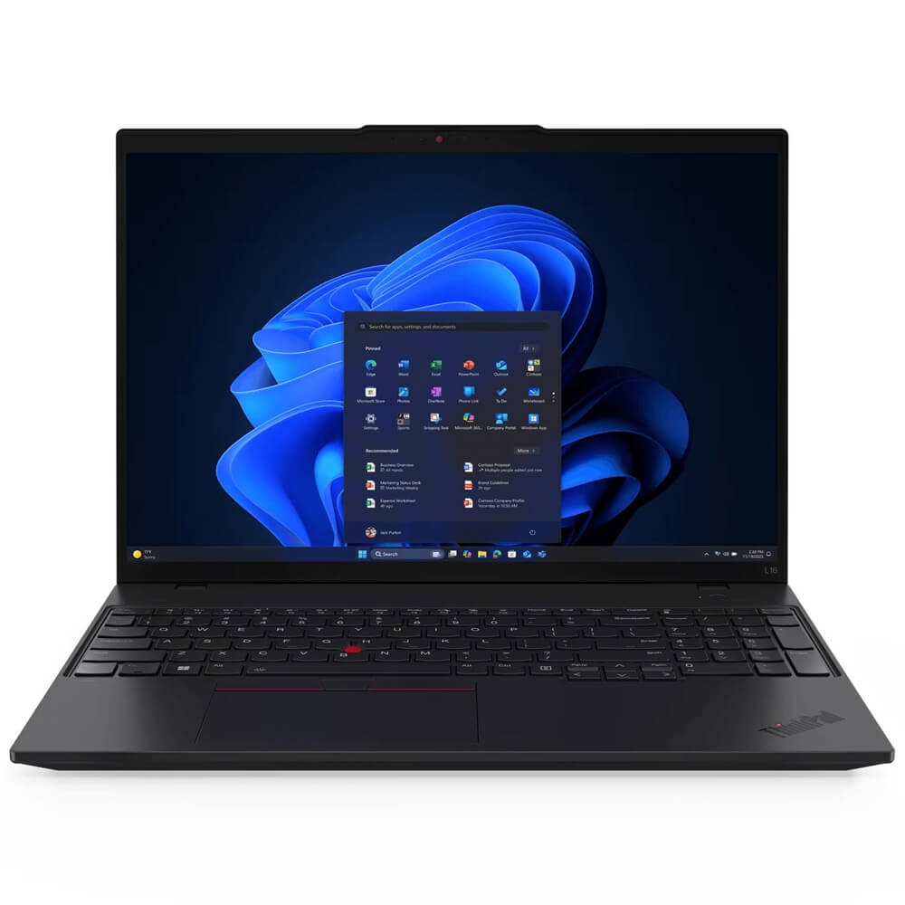 Lenovo ThinkPad L16 Gen 2 Notebook PC – Core Ultra 7 255U / 16″ WUXGA / 32GB RAM / 1TB SSD / 4G LTE / Win 11 Pro (21SA0055ZA)