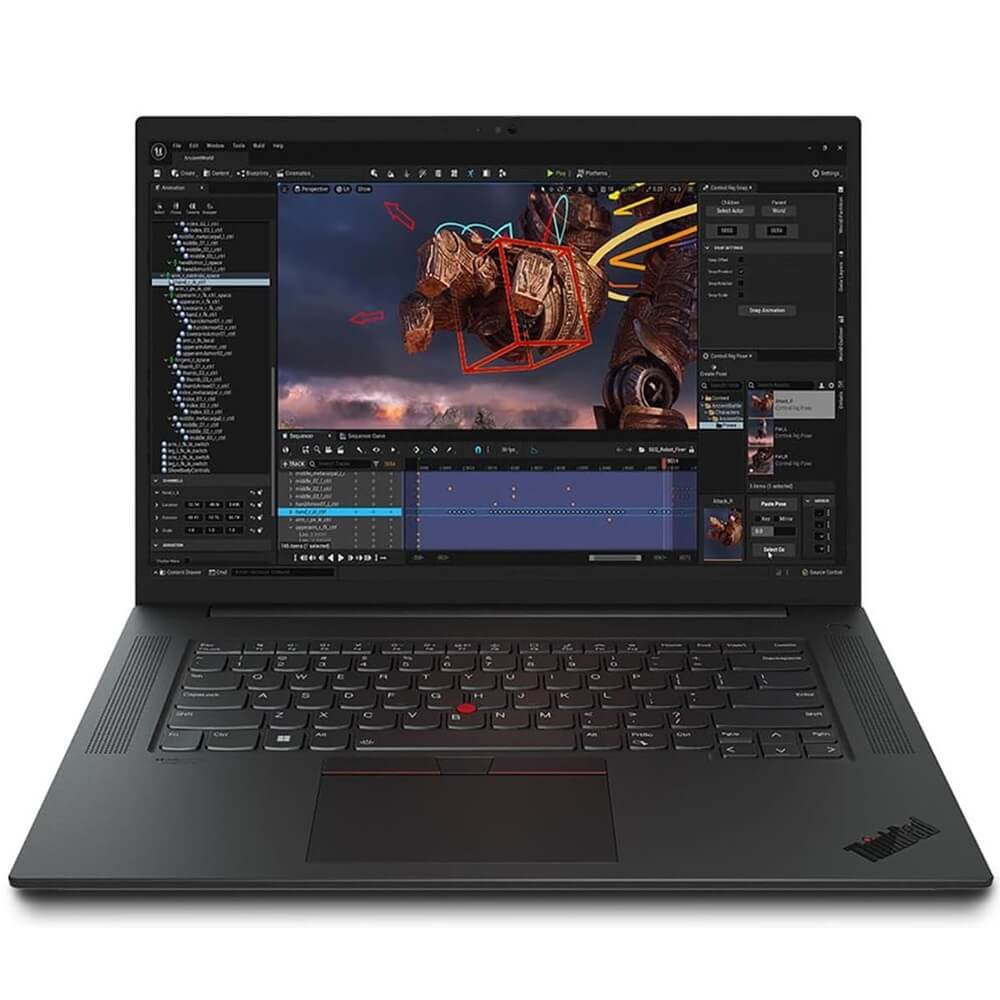 Lenovo ThinkPad P1 Gen 6 Notebook PC – Core i9-13900H / 16.0″ WQXGA / 32GB RAM / 1TB SSD / NVIDIA RTX 2000 8GB / Win 11 Pro /