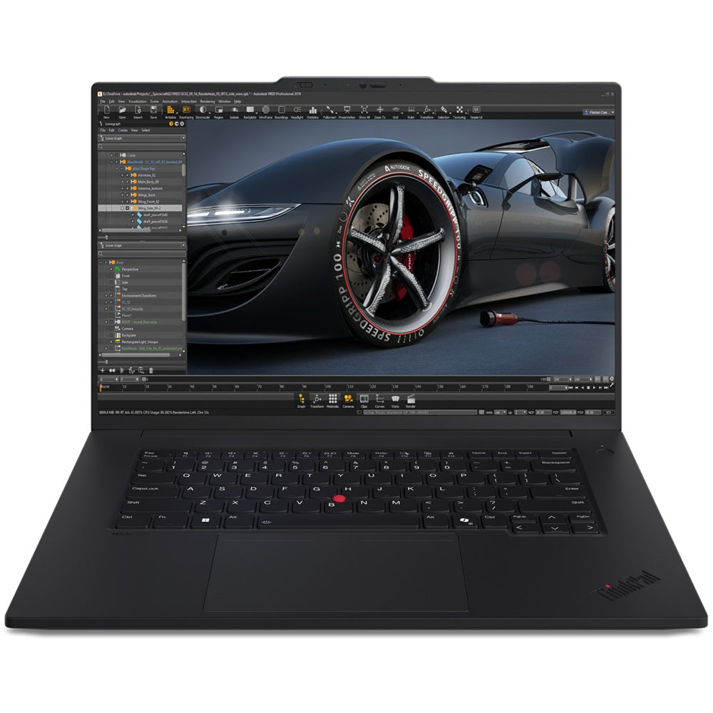 Lenovo ThinkPad P1 Gen 7 Mobile Workstation – Core Ultra 9 185H / 16″ WQXGA / 32GB RAM / 1TB SSD / NVIDIA RTX 2000 8GB / Win 