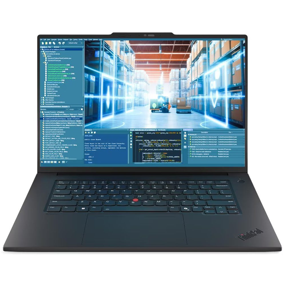 Lenovo ThinkPad P1 Gen 8 Workstation Notebook PC – Core Ultra 9 285H / 16″ 3.2K OLED Touch / 64GB RAM / 2TB SSD / NVIDIA RTX 