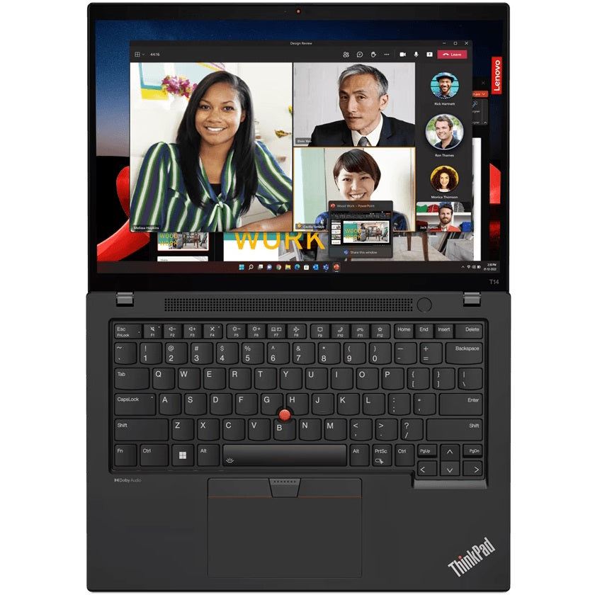 Lenovo ThinkPad T14 Gen 4 Notebook PC – Core i7-1355U / 14.0″ WUXGA / 16GB RAM / 512GB SSD / LTE / Win 11 Pro / Thunder Black