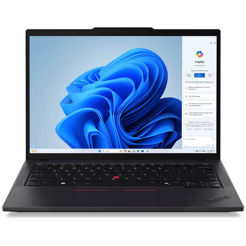 Lenovo ThinkPad T14 Gen 5 Notebook PC – Core Ultra 7 155U / 14″ WUXGA / 16GB RAM / 1TB SSD / LTE / Win 11 Pro (21ML000GZA)