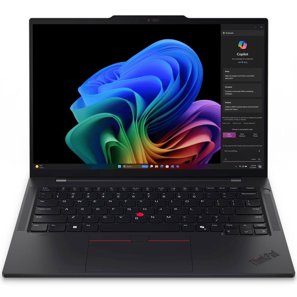 Lenovo ThinkPad T14s Gen 6 Notebook PC – Core Ultra 7 255U / 14″ WUXGA / 16GB RAM / 1TB SSD / 4G LTE / Win 11 Pro (21R1000YZA