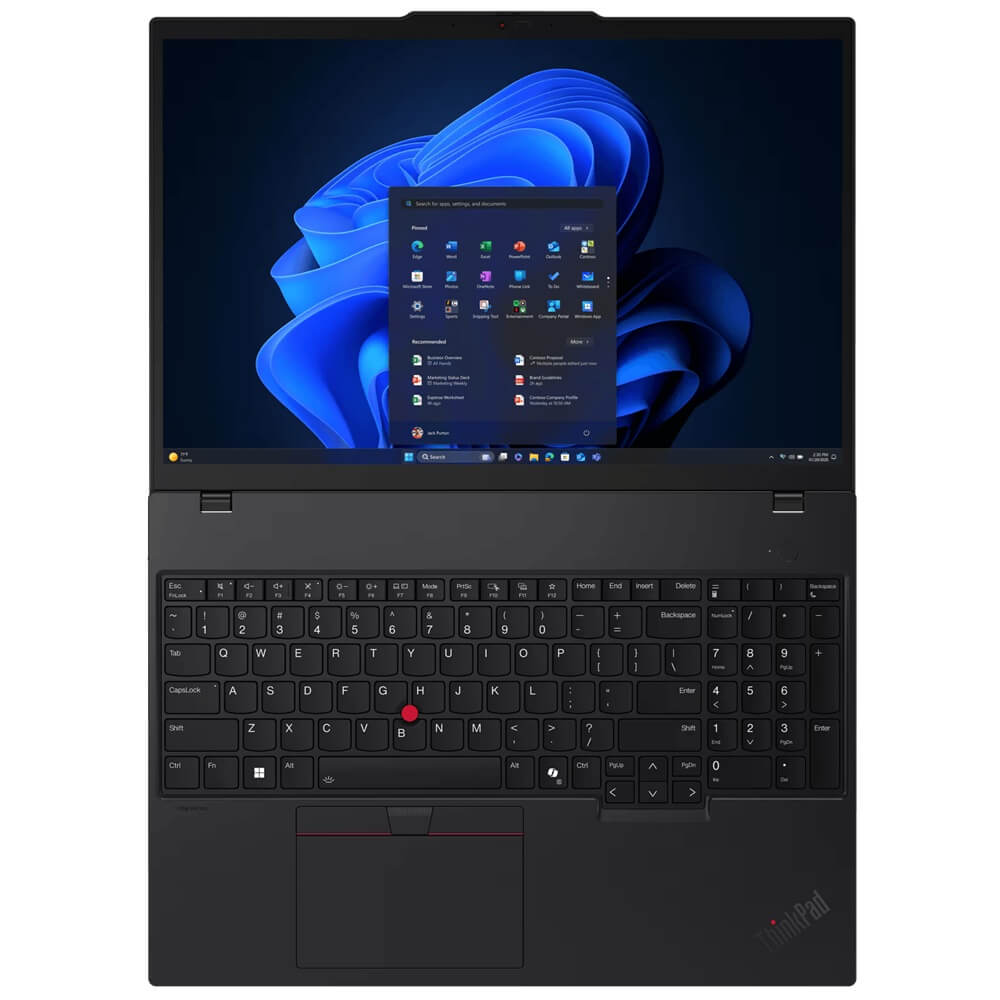 Lenovo ThinkPad T16 Gen 4 Notebook PC – Core Ultra 7 258V / 16″ WUXGA / 32GB RAM / 512GB SSD / LTE / Win 11 Pro (22AW0010ZA) 