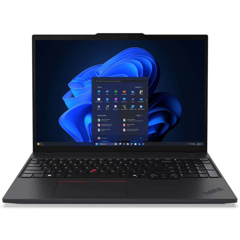 Lenovo ThinkPad T16 Gen 4 Notebook PC – Core Ultra 7 255U / 16″ WUXGA / 32GB RAM / 1TB SSD / Win 11 Pro (21QES1L800)