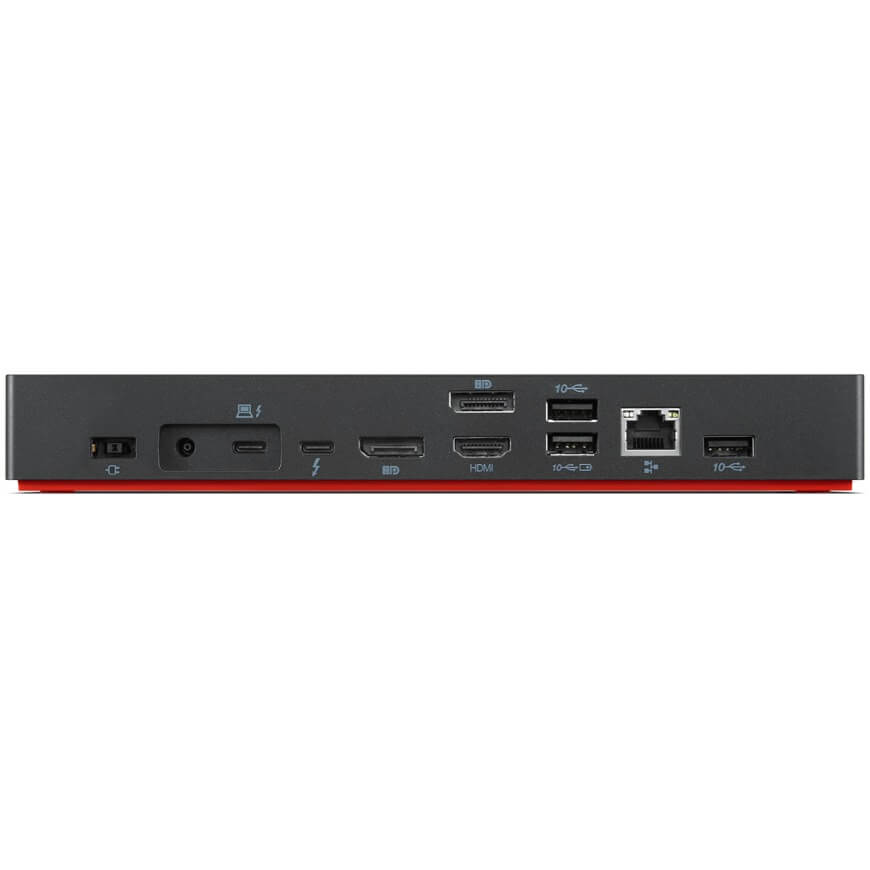 Lenovo ThinkPad Thunderbolt 4 WorkStation Dock (40B00300SA) — side view