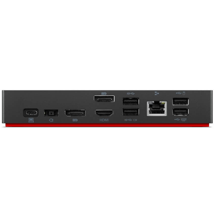 Lenovo ThinkPad Universal USB-C Dock (40AY0090SA) — side view