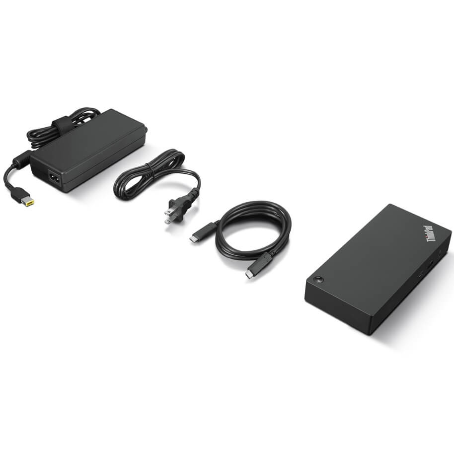 Lenovo ThinkPad Universal USB-C Dock (40AY0090SA) — rear view