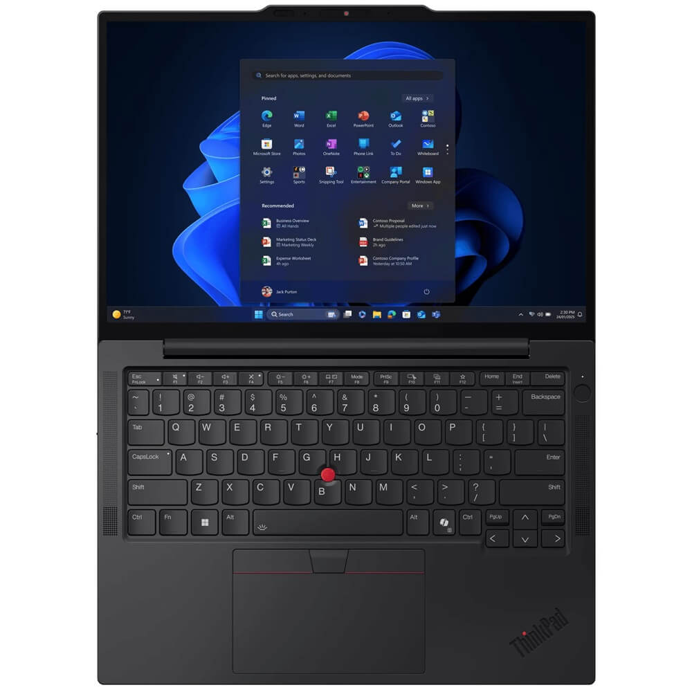 Lenovo ThinkPad X13 Gen 6 Notebook PC – Core Ultra 7 255U / 13.3″ WUXGA / 32GB RAM / 1TB SSD / LTE / Win 11 Pro (21RK006WZA) 