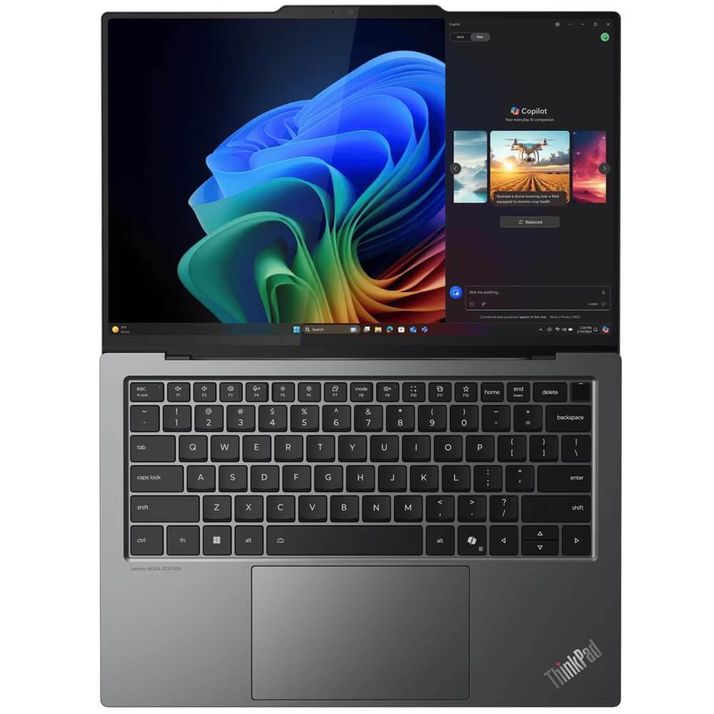 Lenovo ThinkPad X9-14 Gen 1 Aura Edition Notebook PC – Core Ultra 7 258V / 14″ WUXGA OLED / 32GB RAM / 1TB SSD / Win 11 Pro /