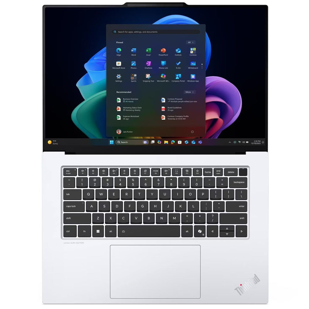 Lenovo ThinkPad X9-15 Gen 1 Aura Edition Notebook PC – Core Ultra 7 258V / 15.3″ 2.8K OLED Touch / 32GB RAM / 1TB SSD / Win 1